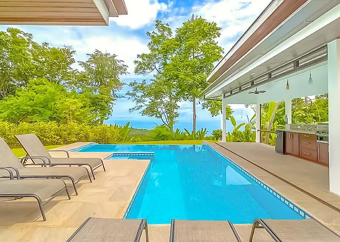 Breathtaking Ocean View On Mountain In The Jungle