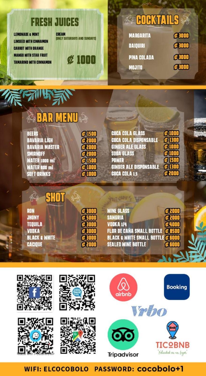 El Cocobolo Food&rest 6 Wifi Ac Pkg Gratis Liberia