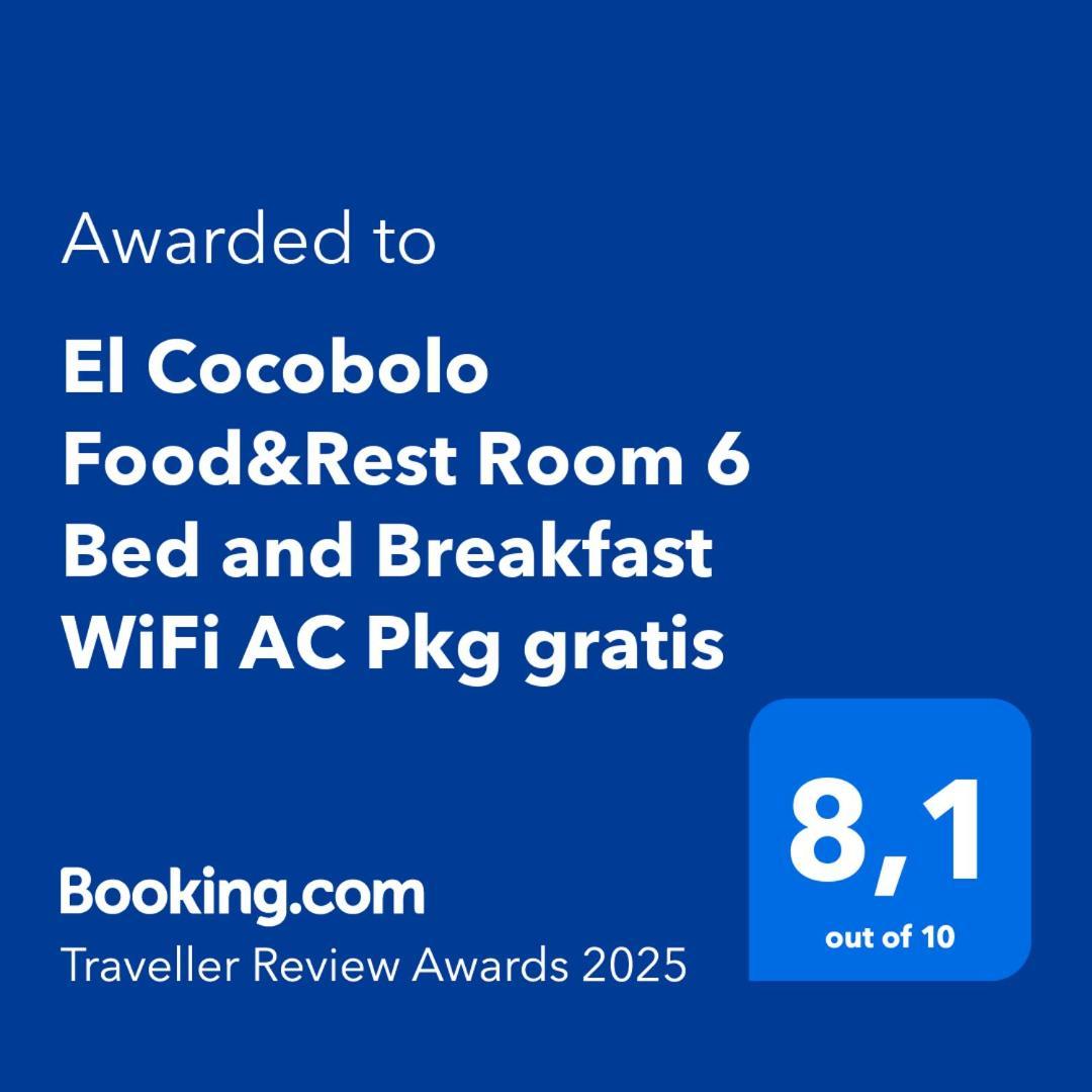 El Cocobolo Food&rest 6 Wifi Ac Pkg Gratis Bed & Breakfast *